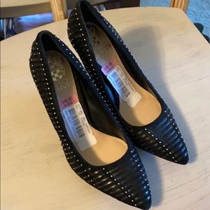 Vince Camuto Black Studded Pumps - New